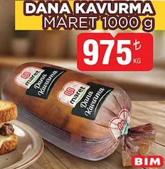 MARET DANA KAVURMA 1000 G fiyat ve kampanya bilgisi